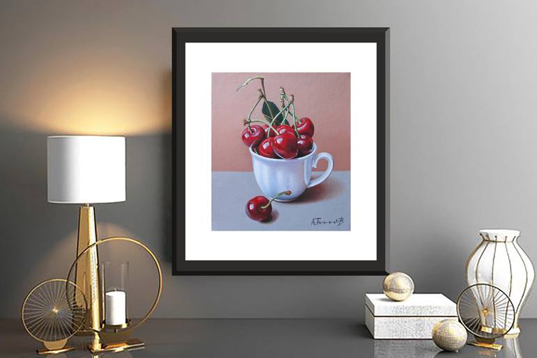 Original Food Painting by Alexander Titorenkov