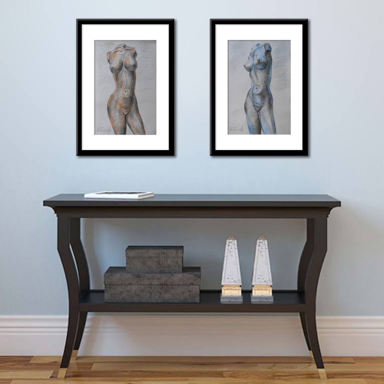 Original Other Nude Painting by Alexander Titorenkov