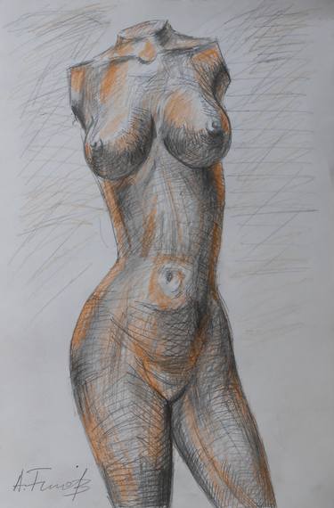 Original Realism Nude Paintings by Alexander Titorenkov