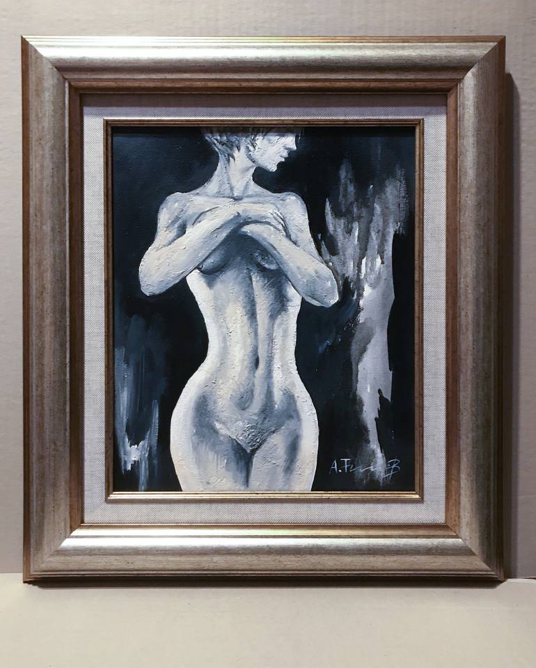 Original Realism Nude Painting by Alexander Titorenkov