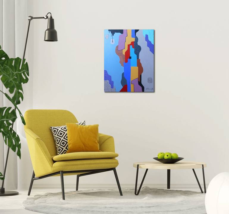 Original Abstract Painting by Alexander Titorenkov