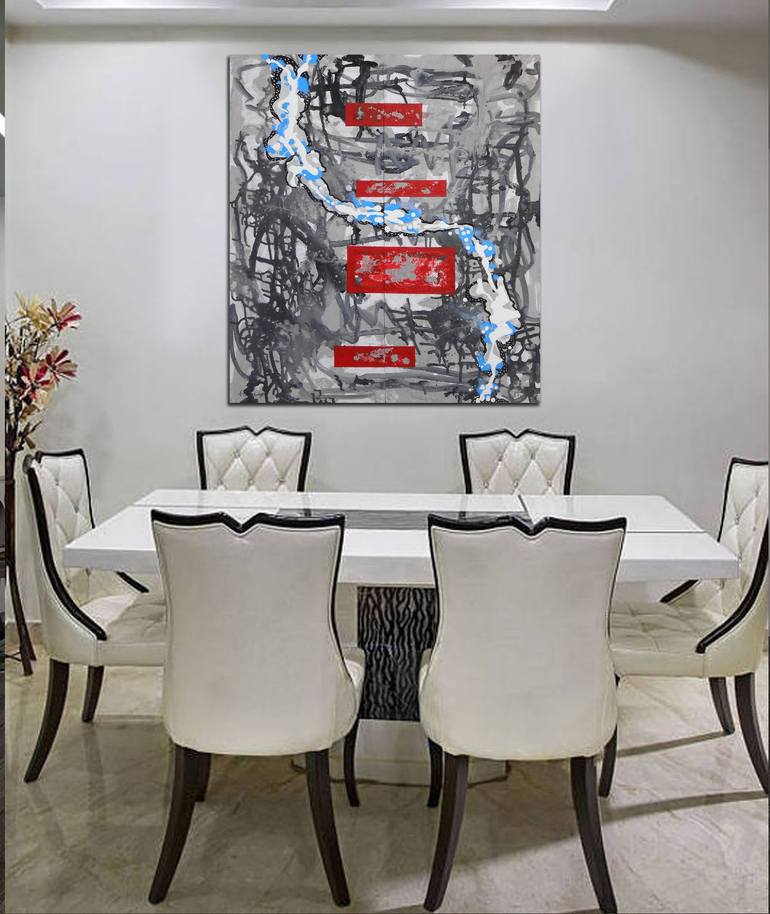 Original Abstract Painting by Alexander Titorenkov