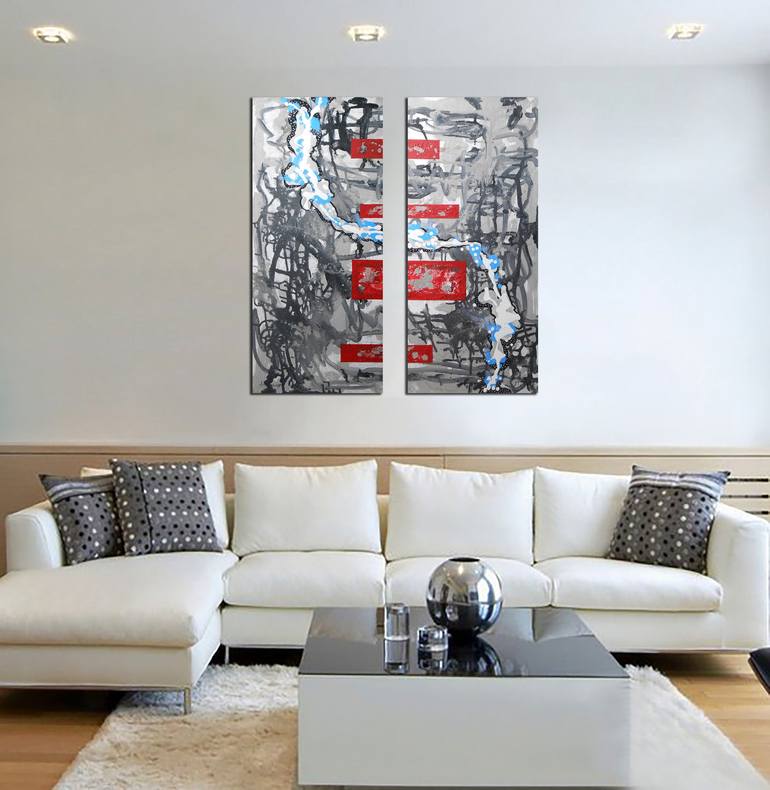 Original Abstract Painting by Alexander Titorenkov