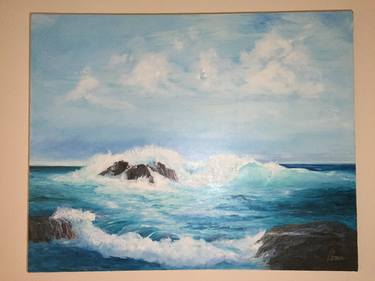 Print of Expressionism Seascape Installation by ROSEMARY TYLER