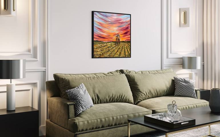 Original Abstract Landscape Painting by Tanya Stefanovich