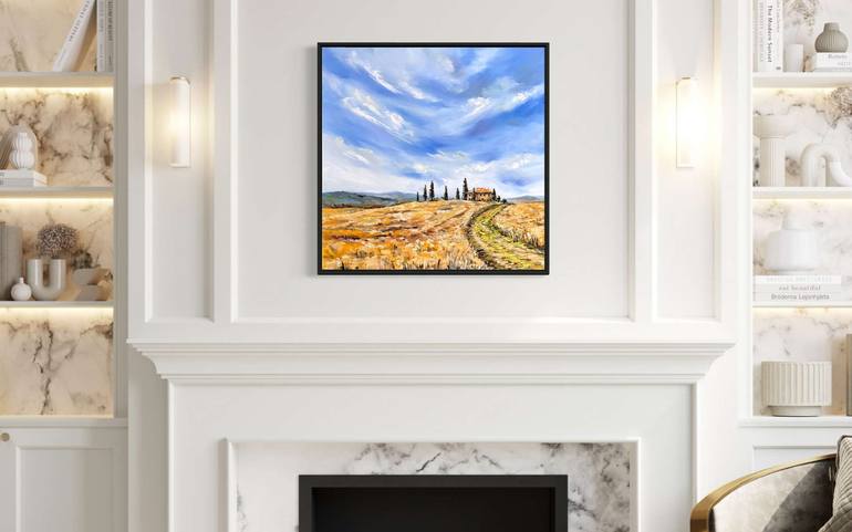 Original Expressionism Landscape Painting by Tanya Stefanovich