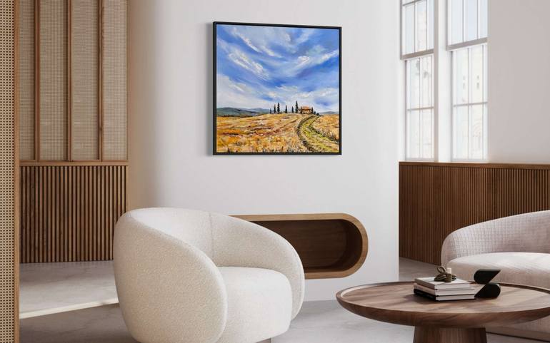 Original Expressionism Landscape Painting by Tanya Stefanovich