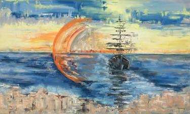 Original Sailboat Paintings by Tanya Stefanovich