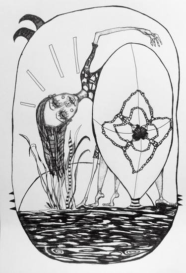 Print of Dada Botanic Drawings by Basia Bimczok