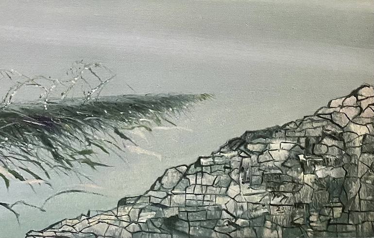 Original Impressionism Seascape Painting by Nini Yūrei Ferrara