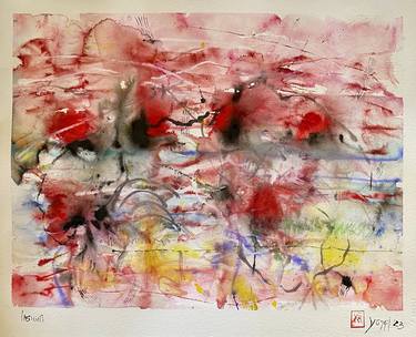 Original Abstract Expressionism Abstract Paintings by Nini Yūrei Ferrara