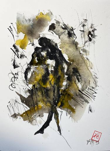 Original Abstract Women Paintings by Nini Yūrei Ferrara