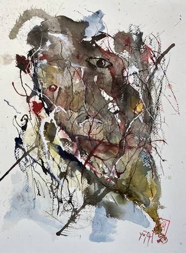 Original Abstract Expressionism Abstract Paintings by Nini Yūrei Ferrara