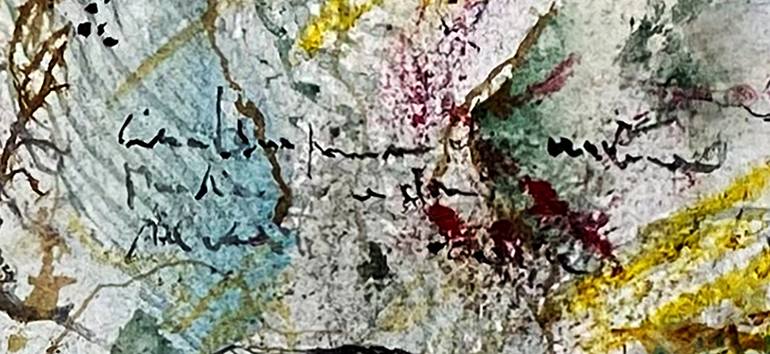 Original Abstract Expressionism Abstract Painting by Nini Yūrei Ferrara