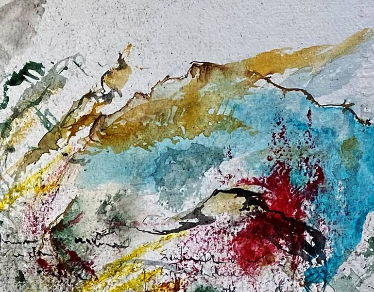 Original Abstract Painting by Nini Yūrei Ferrara