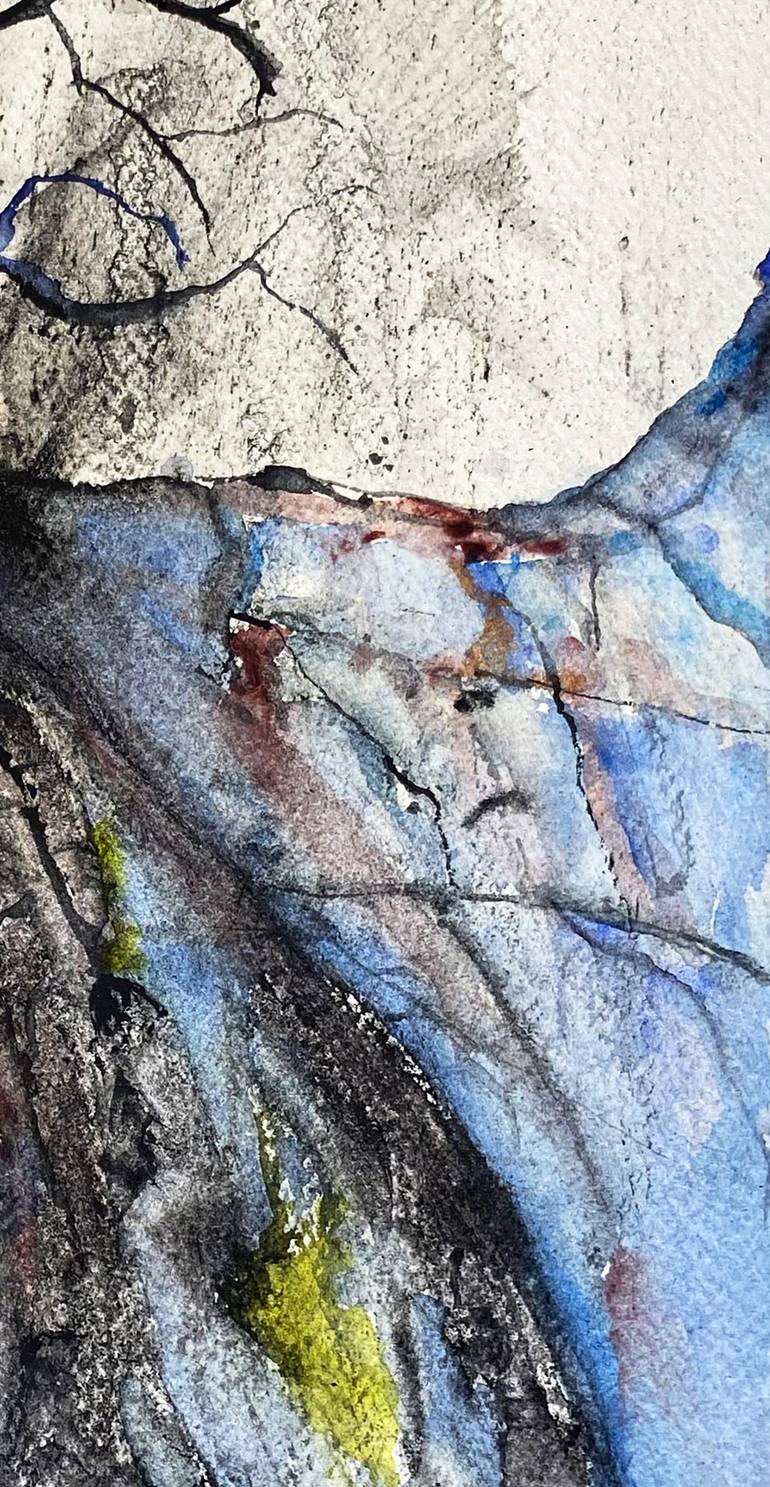 Original Abstract Landscape Painting by Nini YūRei Ferrara