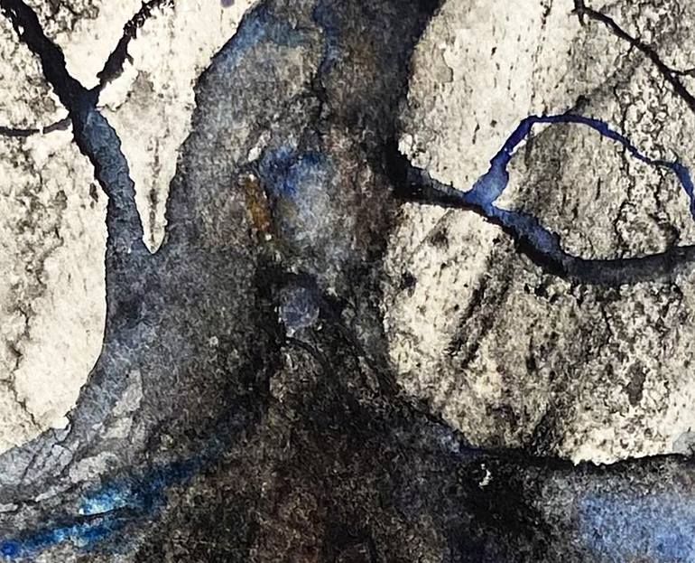 Original Abstract Landscape Painting by Nini YūRei Ferrara