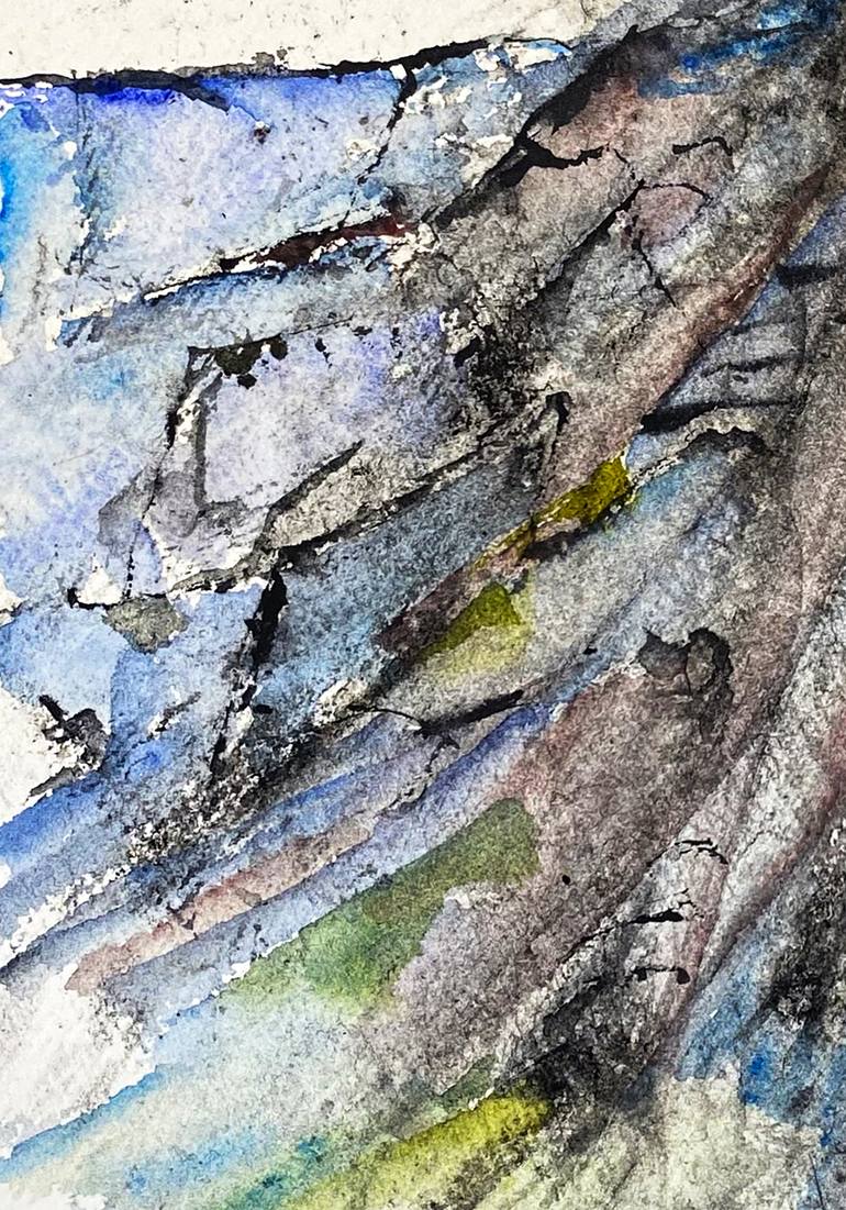 Original Abstract Landscape Painting by Nini YūRei Ferrara