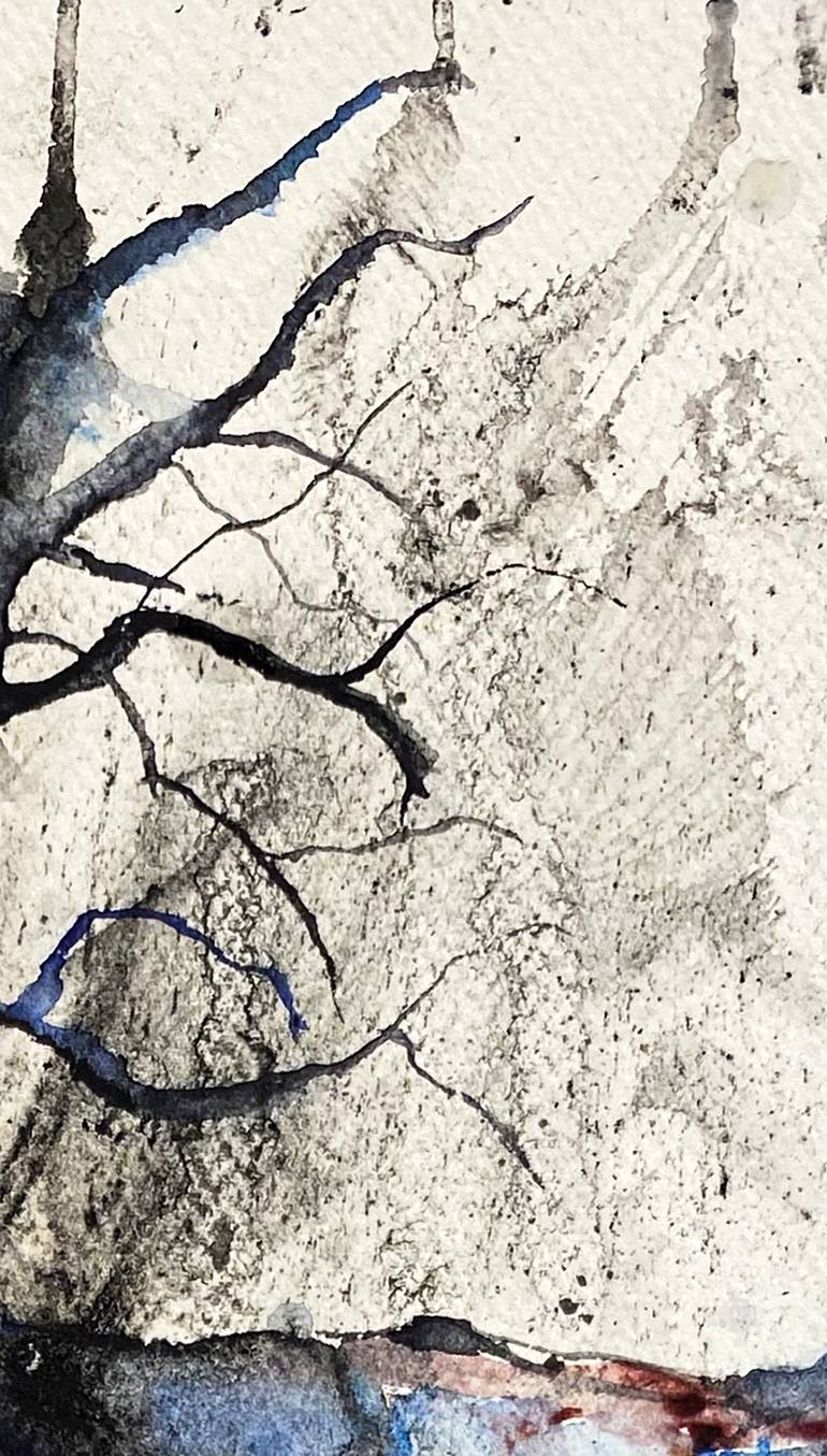 Original Abstract Landscape Painting by Nini YūRei Ferrara