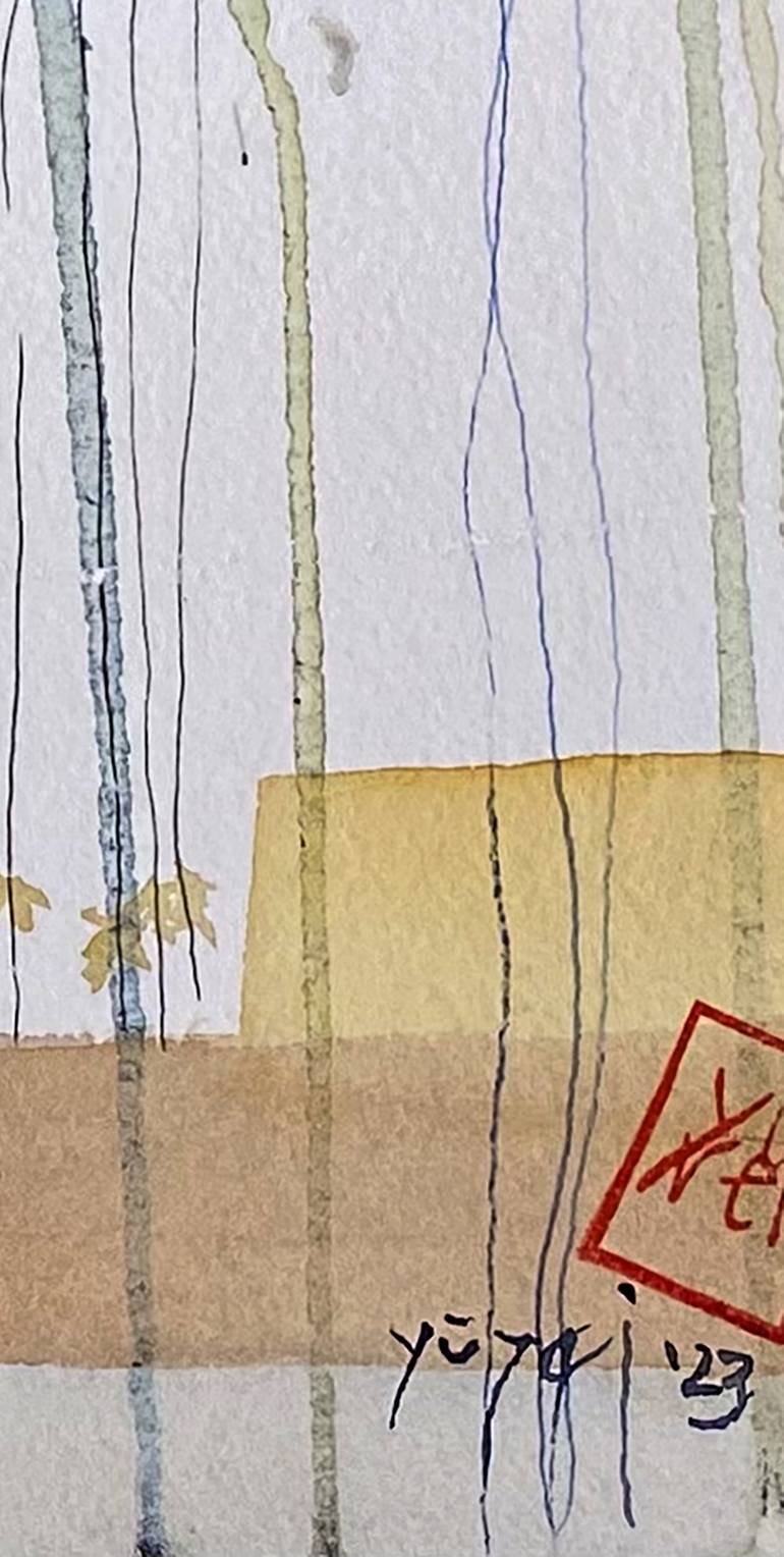 Original Abstract Landscape Painting by Nini YūRei Ferrara