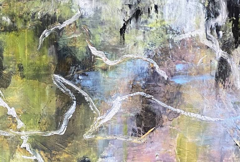 Original Abstract Landscape Painting by Nini Yūrei Ferrara