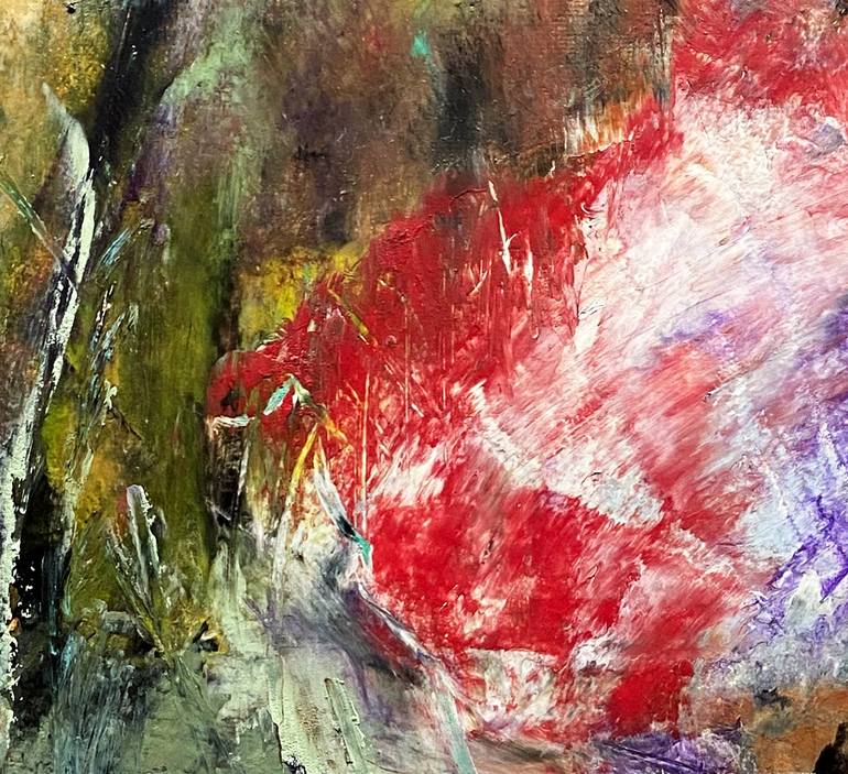 Original Abstract Landscape Painting by Nini Yūrei Ferrara