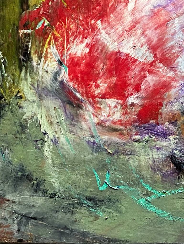 Original Abstract Landscape Painting by Nini Yūrei Ferrara