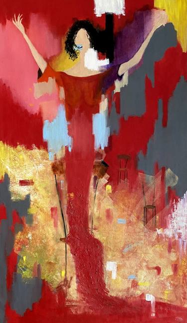 Original Abstract Expressionism Celebrity Paintings by Nini Yūrei Ferrara