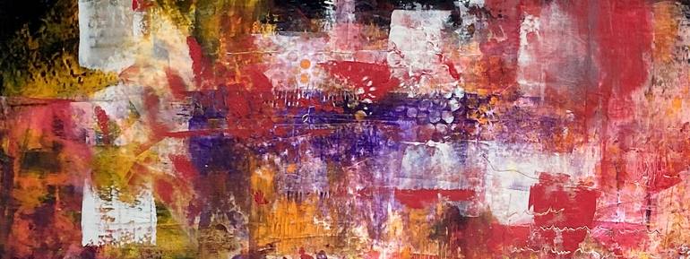 Original Abstract Expressionism Abstract Painting by Nini Yūrei Ferrara