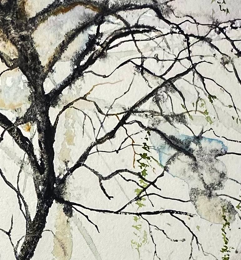 Original Tree Painting by Nini Yūrei Ferrara