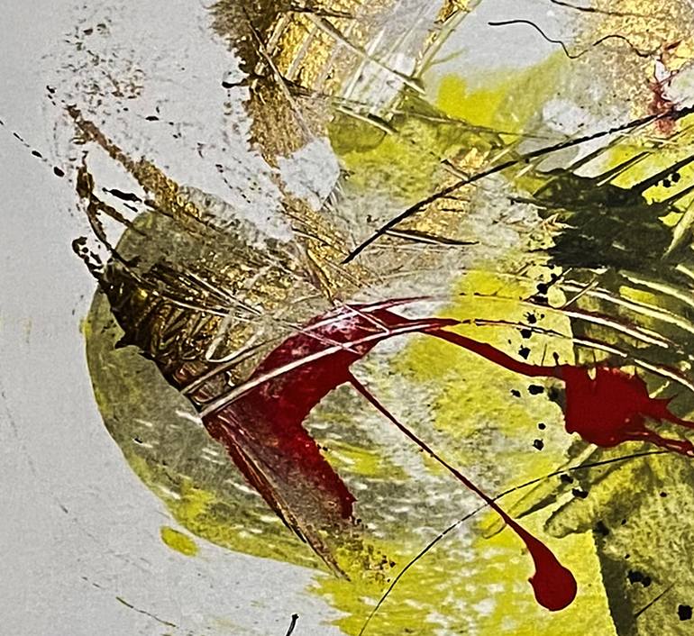 Original Abstract Expressionism Abstract Painting by Nini Yūrei Ferrara