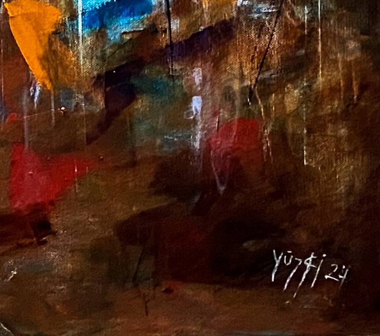 Original Abstract Landscape Painting by Nini YūRei Ferrara