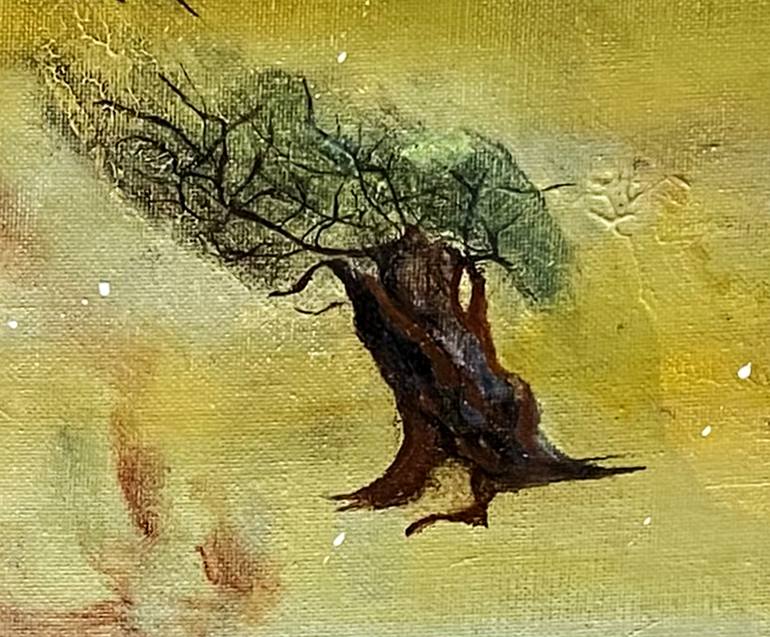 Original Abstract Landscape Painting by Nini YūRei Ferrara