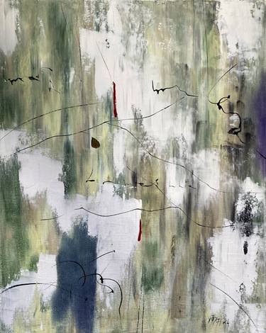 Original Abstract Landscape Paintings by Nini Yūrei Ferrara