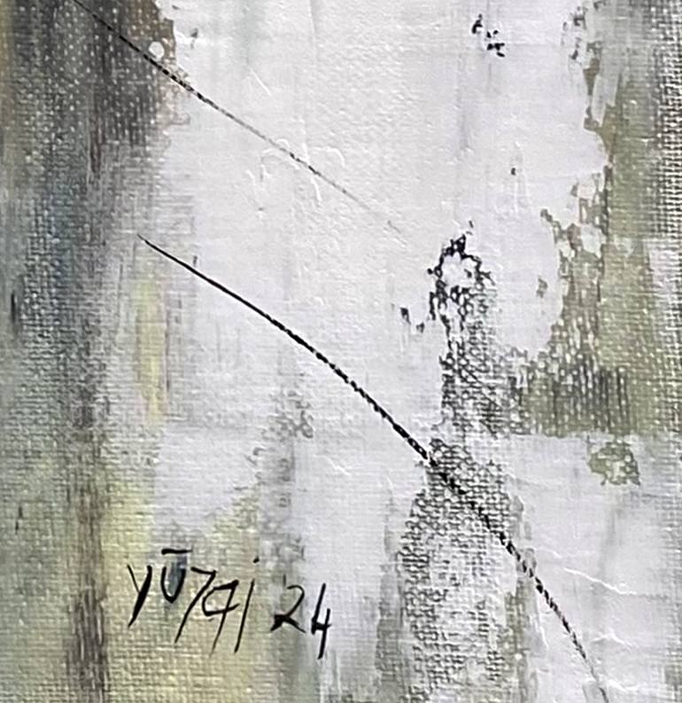 Original Abstract Landscape Painting by Nini Yūrei Ferrara