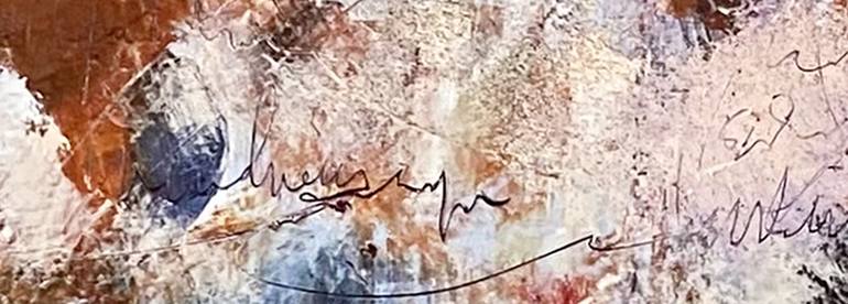 Original Abstract Seascape Painting by Nini Yūrei Ferrara