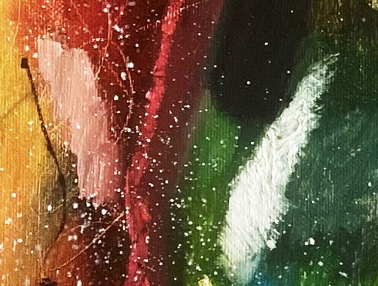 Original Abstract Landscape Painting by Nini YūRei Ferrara