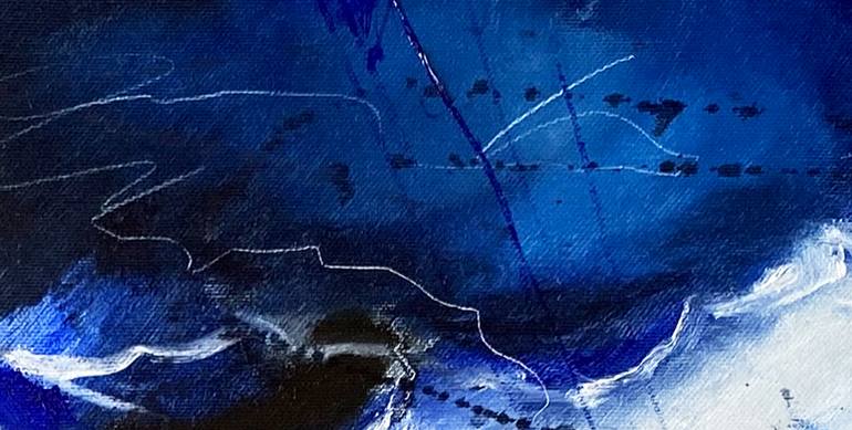 Original Abstract Landscape Painting by Nini YūRei Ferrara