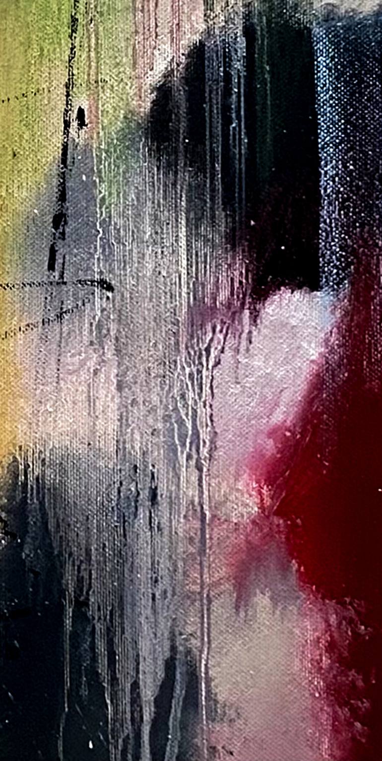 Original Abstract Expressionism Abstract Painting by Nini YūRei Ferrara