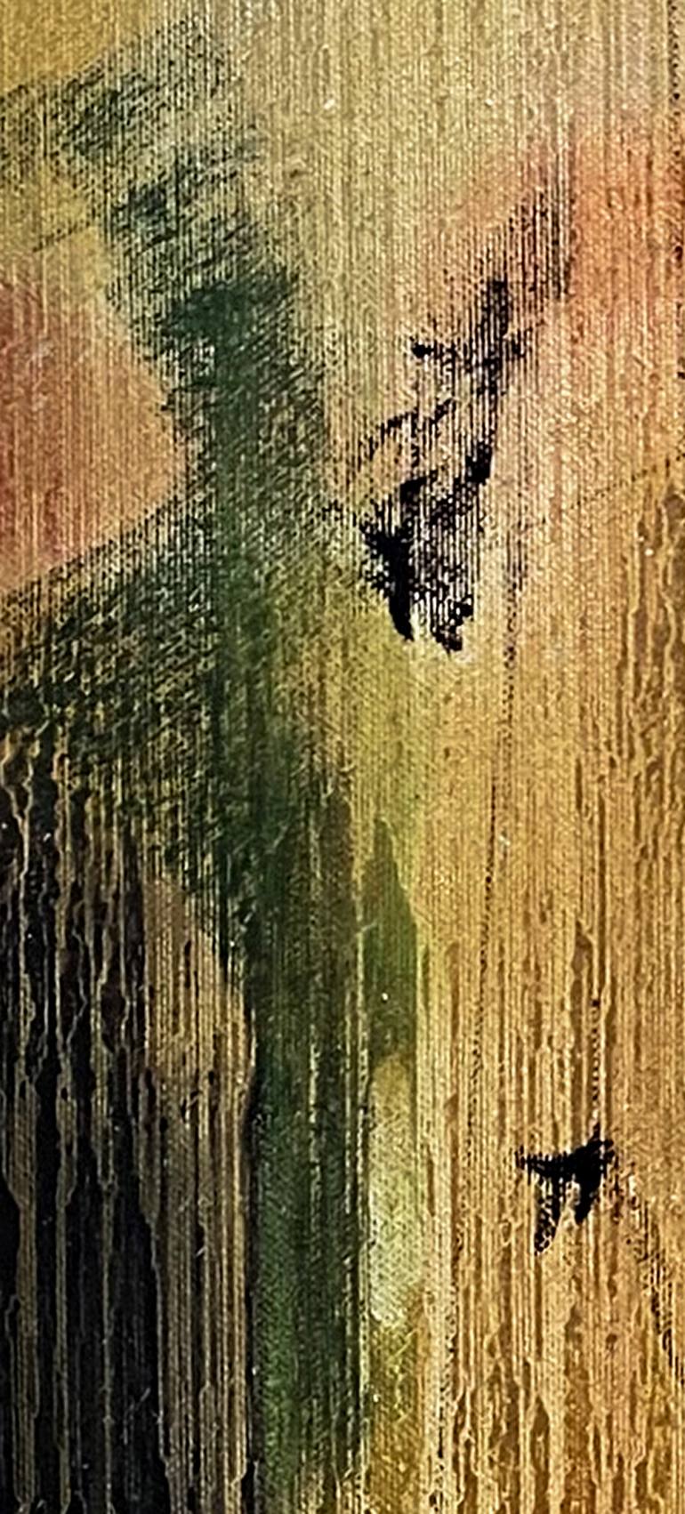 Original Abstract Expressionism Abstract Painting by Nini YūRei Ferrara