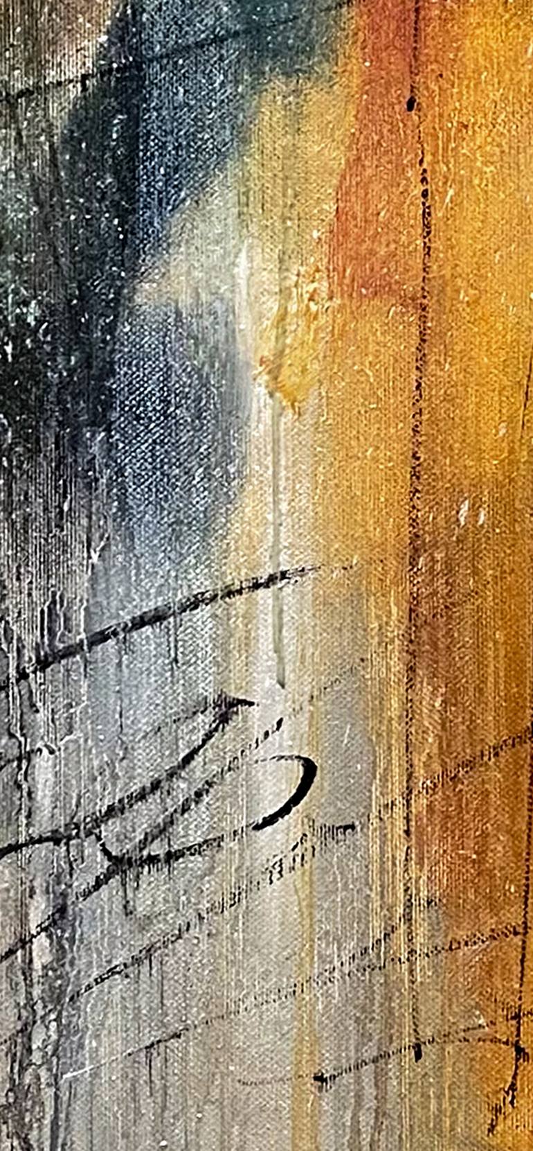 Original Abstract Expressionism Abstract Painting by Nini YūRei Ferrara