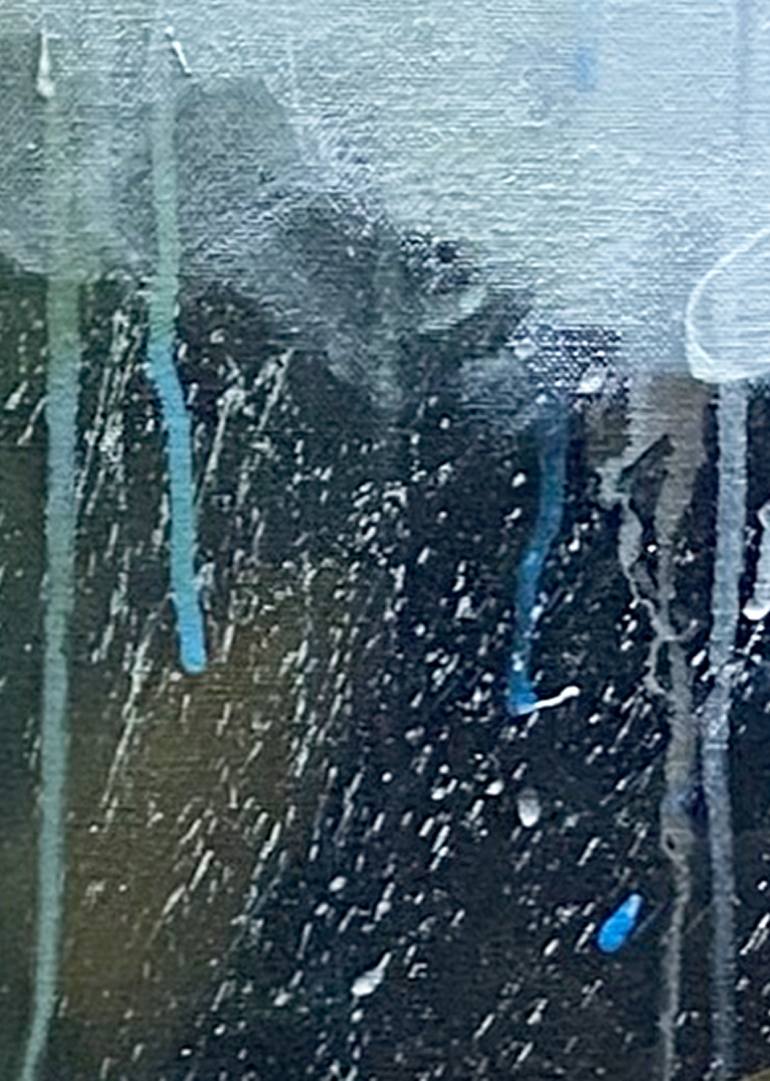 Original Abstract Landscape Painting by Nini YūRei Ferrara