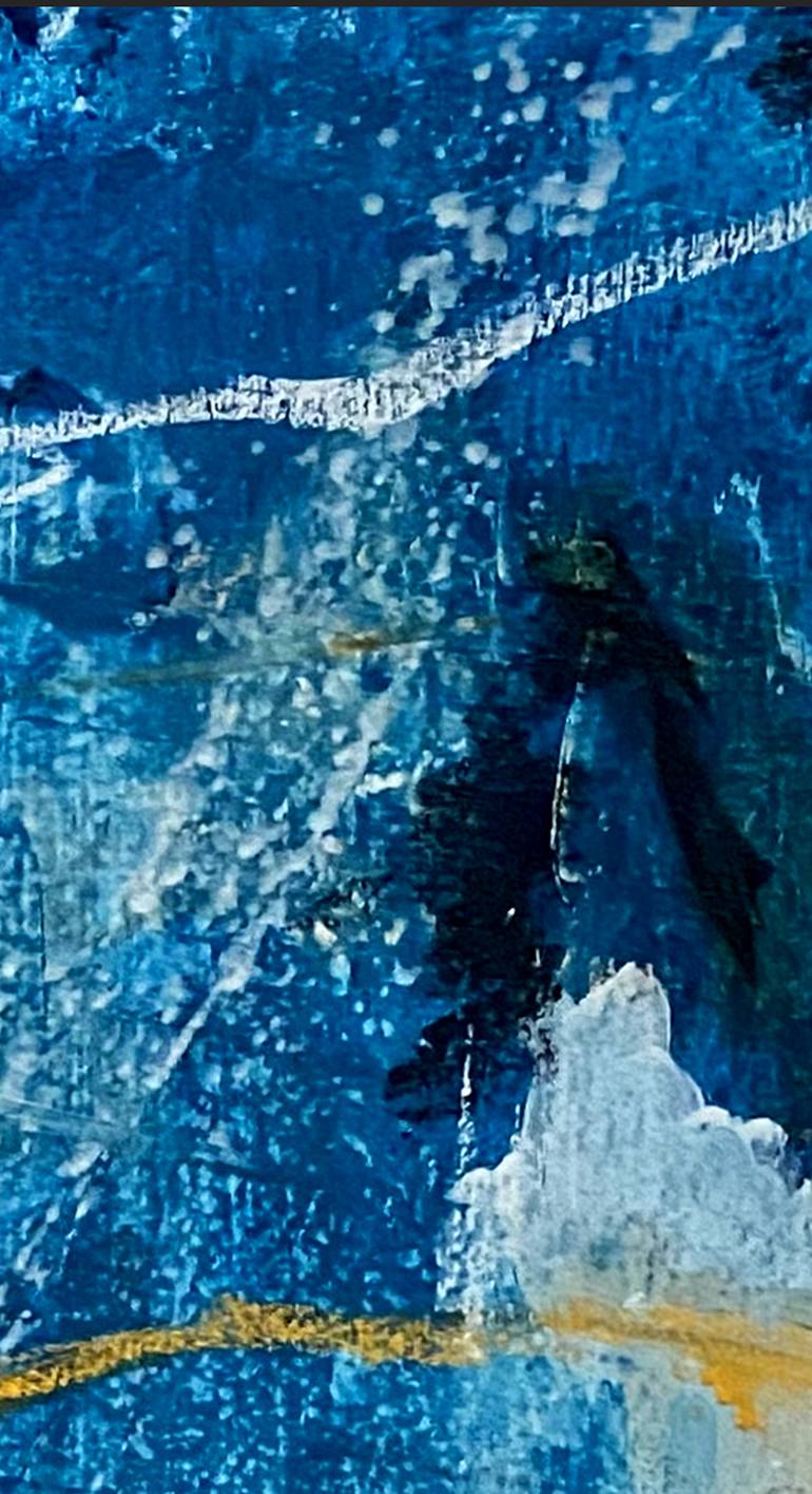 Original Abstract Landscape Painting by Nini YūRei Ferrara