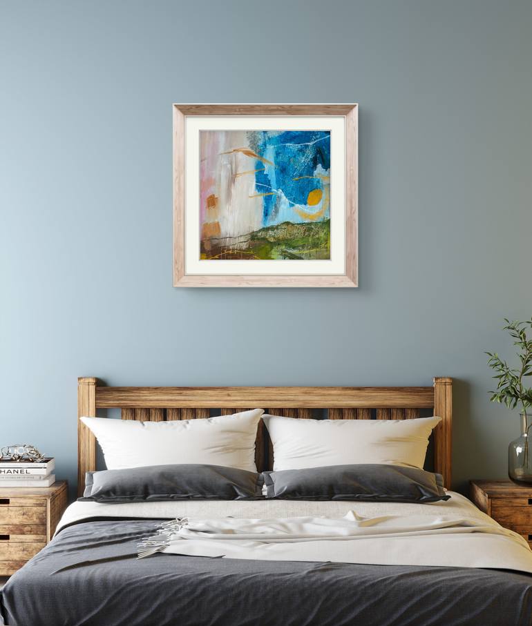 Original Abstract Landscape Painting by Nini YūRei Ferrara