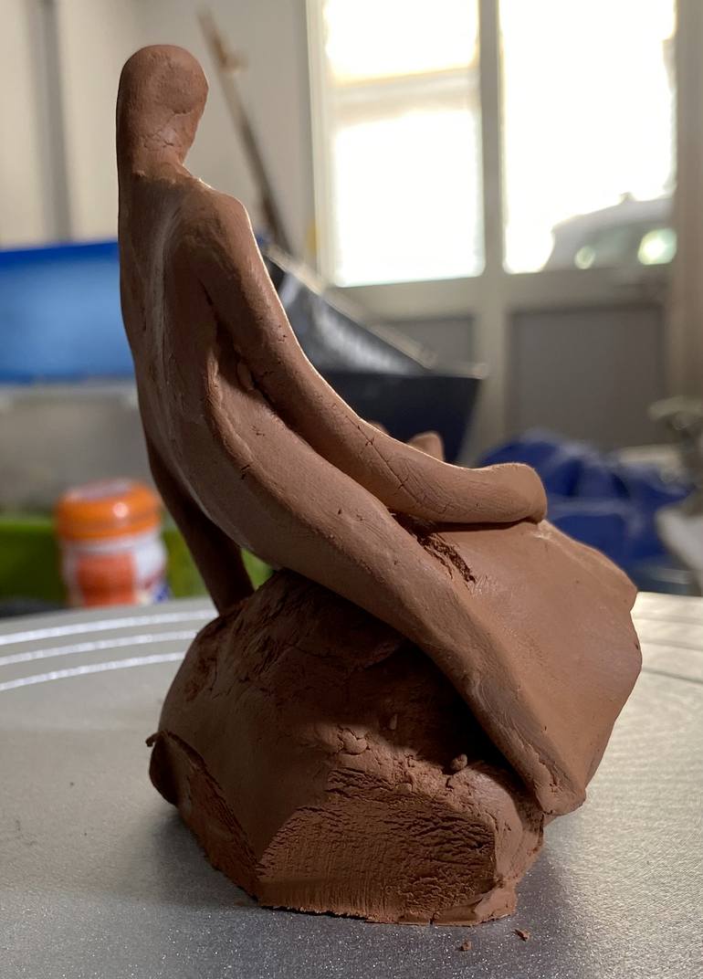 Original Abstract Expressionism Abstract Sculpture by Nini YūRei Ferrara