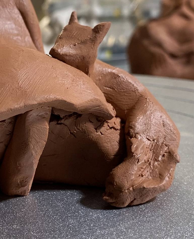 Original Abstract Expressionism Abstract Sculpture by Nini YūRei Ferrara