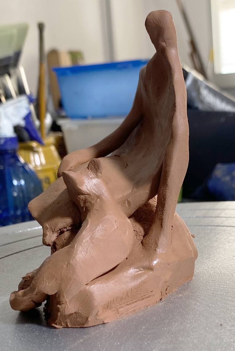 Original Abstract Expressionism Abstract Sculpture by Nini YūRei Ferrara