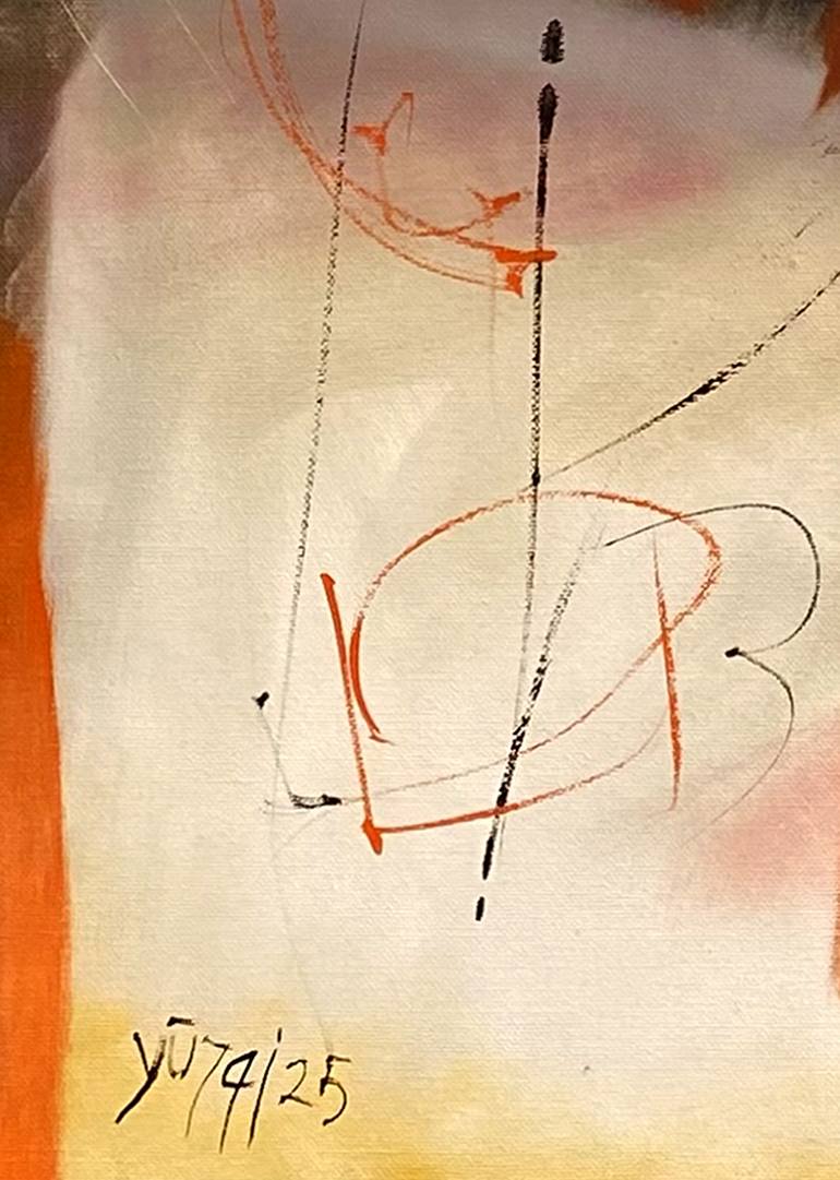Original Abstract Landscape Painting by Nini YūRei Ferrara