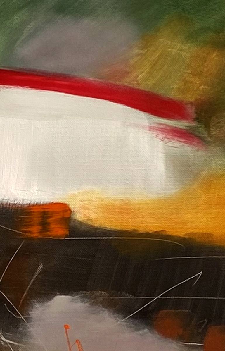 Original Abstract Landscape Painting by Nini YūRei Ferrara