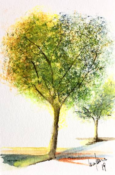 Trees (Watercolor Cards) thumb
